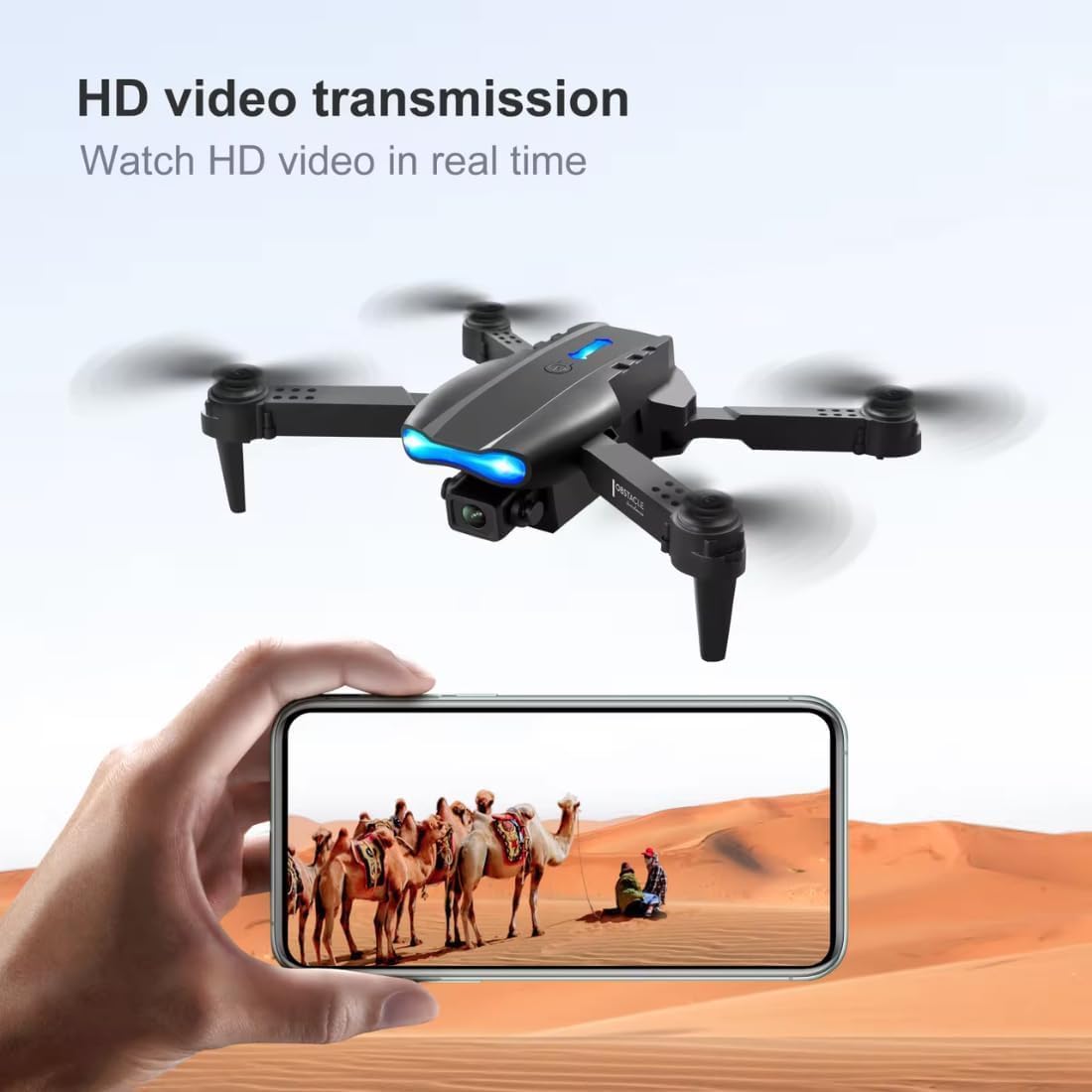E99 Drone-with-4K-Camera-WiFi-FPV-1080P-HD-Dual-Foldable-RC-Drone