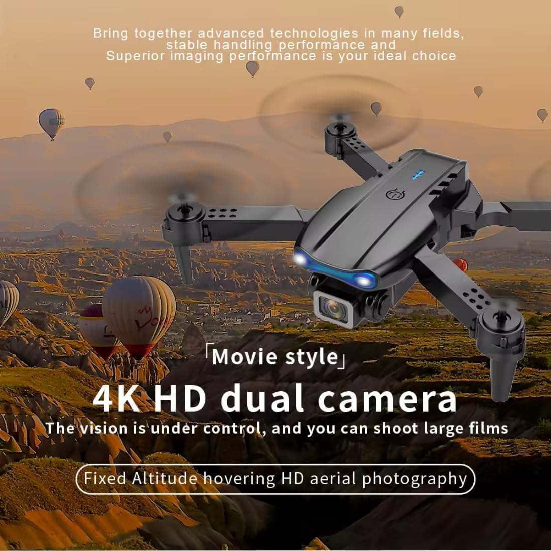 E99 Drone-with-4K-Camera-WiFi-FPV-1080P-HD-Dual-Foldable-RC-Drone