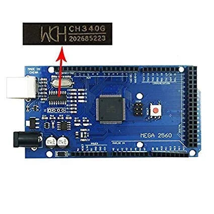 Arduino Mega 2560 R3  ATMEGA16U2 Improved Version CH340G Board