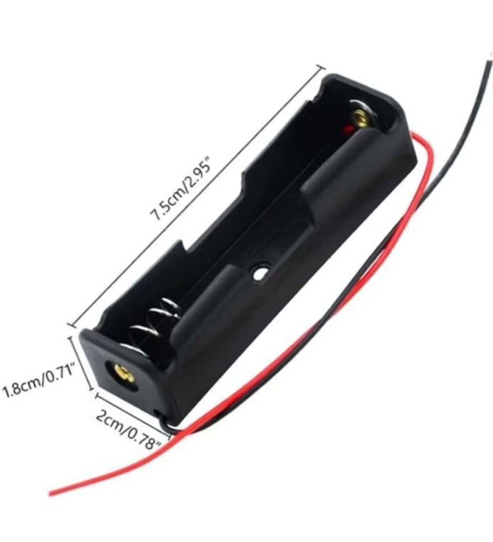 TP4056 charging module(micro usb) with 1S battery holder