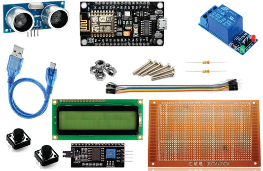 Water level detection and Auto cut off ( IOT)