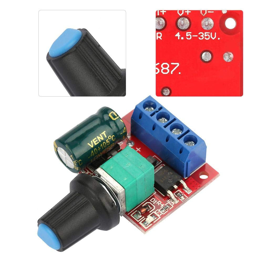 DC Motor Speed Controller 4.5V-35V 5A Speed Control Switch