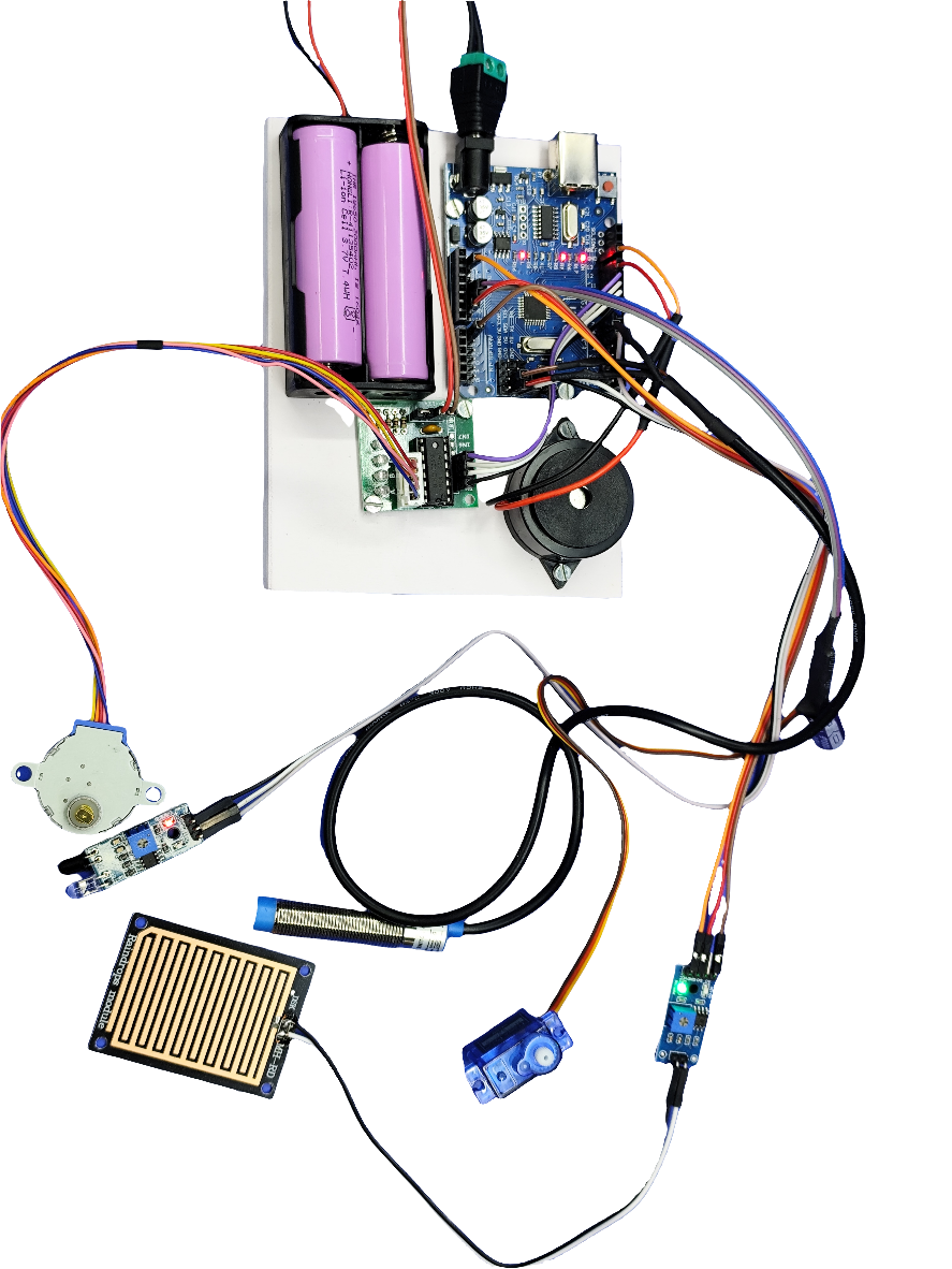 dry wet and metal waste segregator components connection ready kit