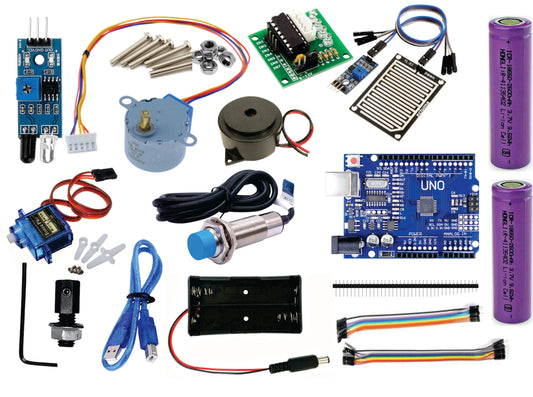 Dry wet and metal waste segregation connection ready kit