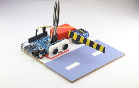 Automatic gate opening Arduino and ultrasonic