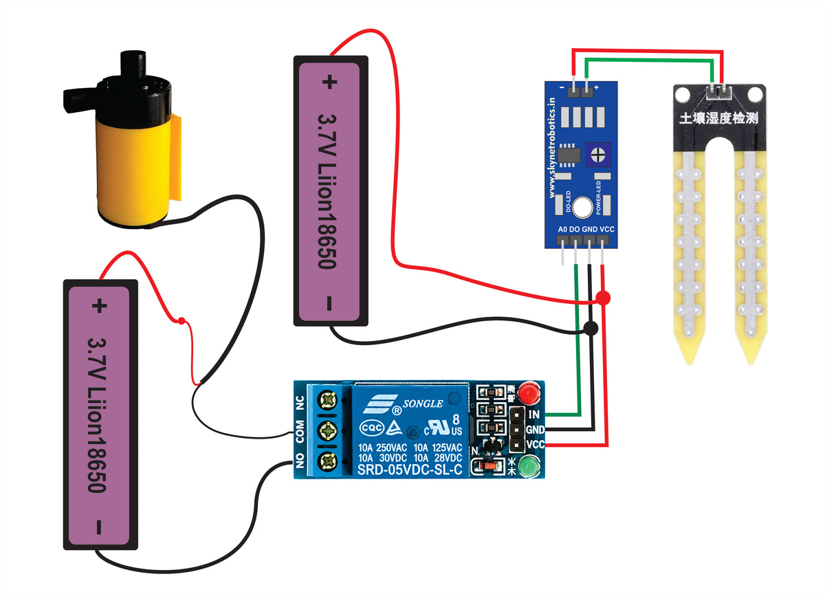 smart irrigation project kit ( Without Arduino )