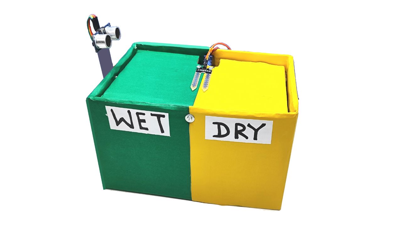 dry wet waste segregator  (Ready made project)