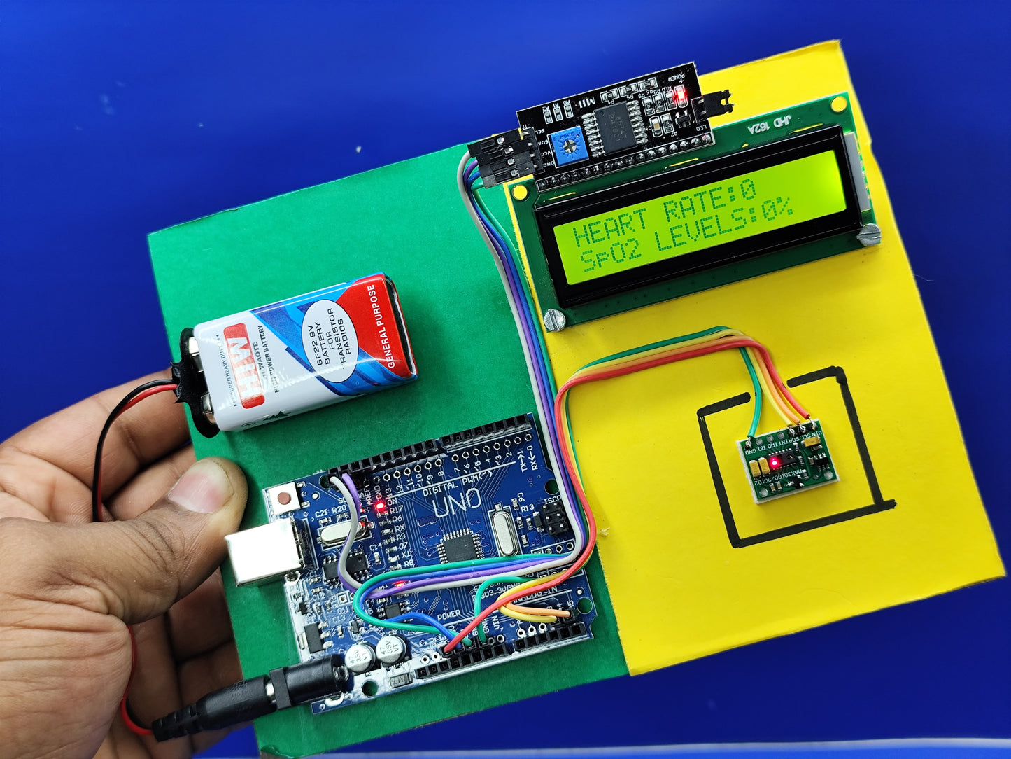 Arduino Heart rate Monitor Max30100/30102 Project (Ready made )