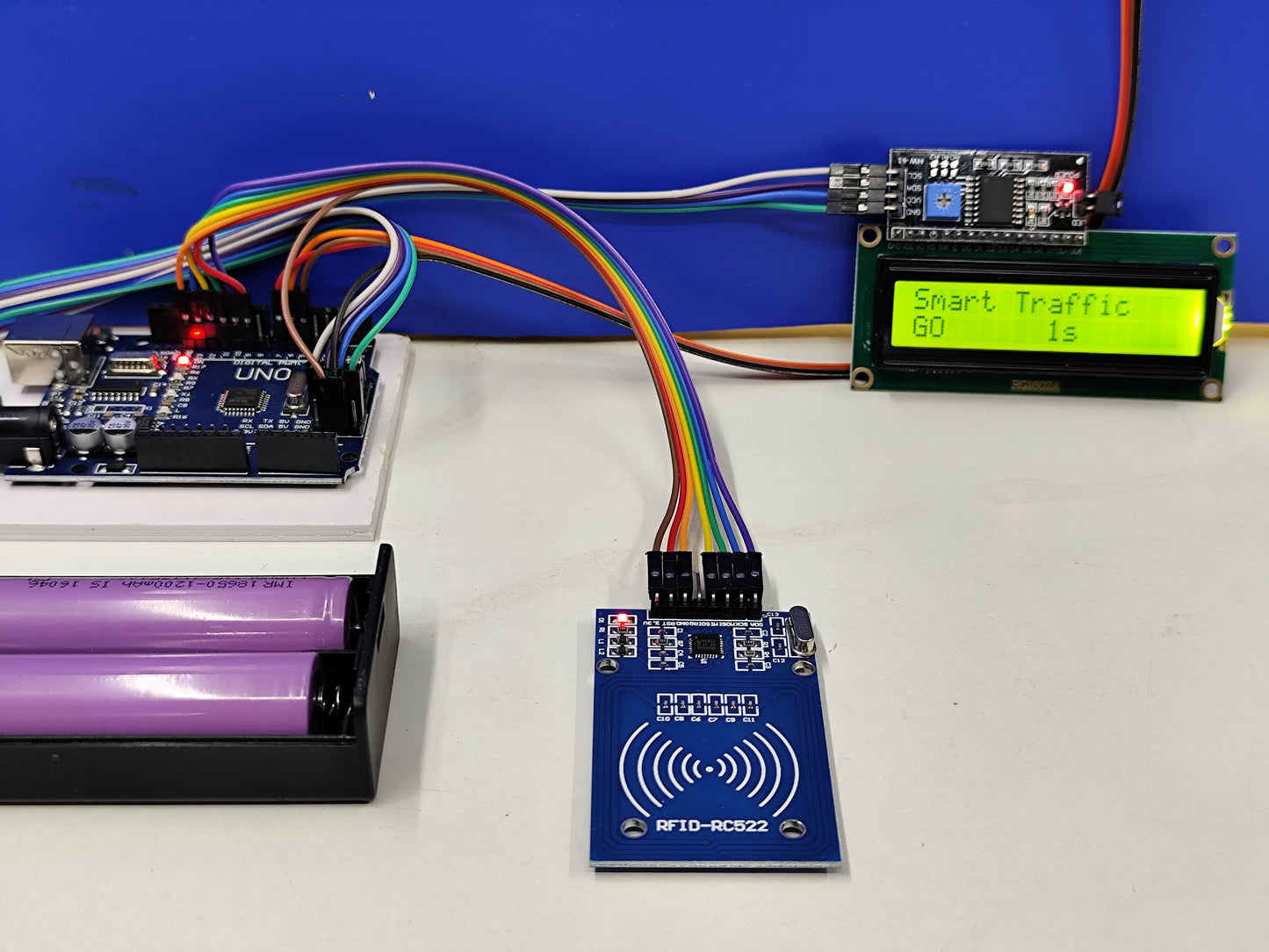 Smart Traffic Signal RFID Ambulance Clearance Project | Arduino Emergency Vehicle Priority System | Ready-Made Working Model