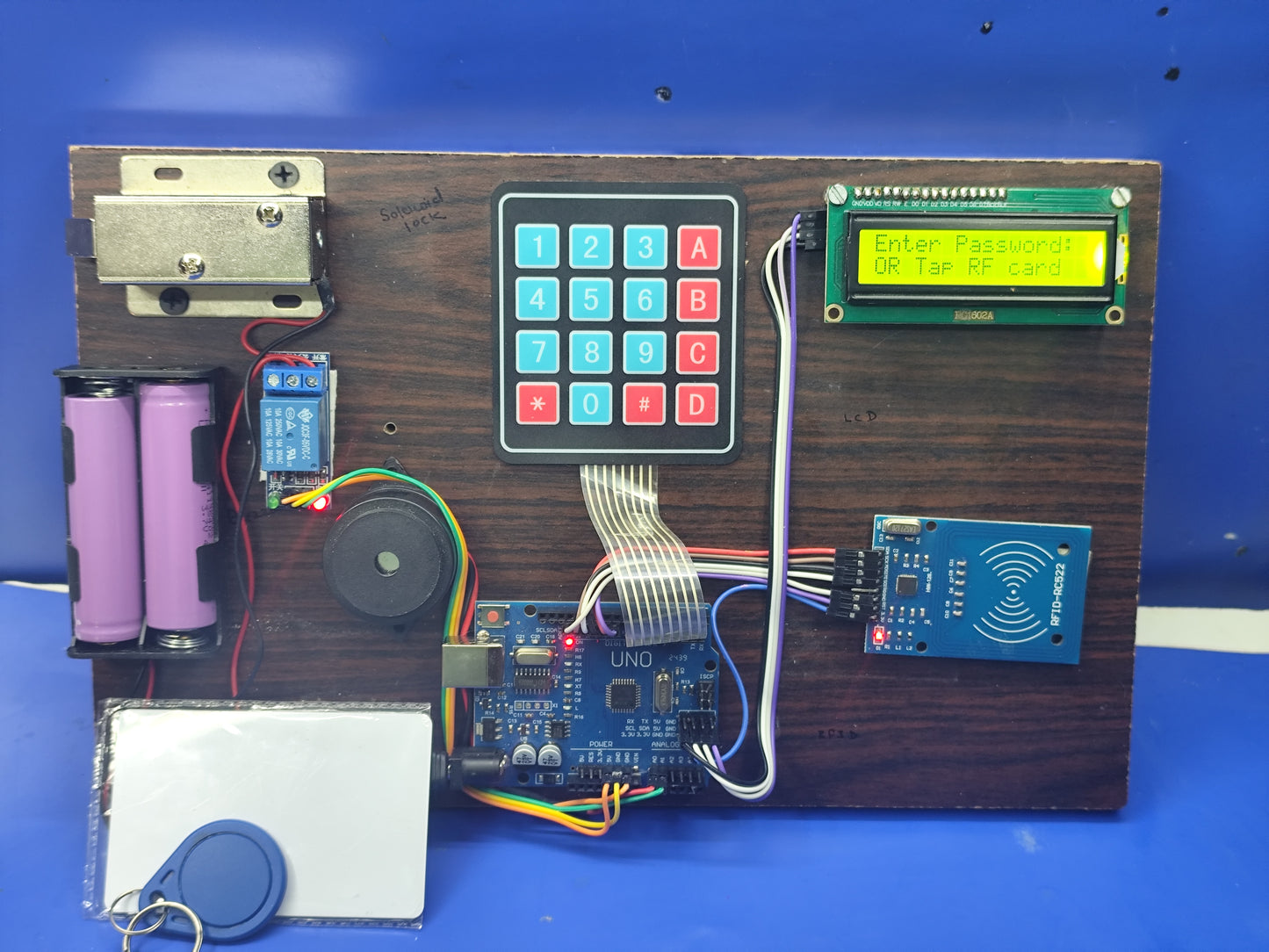 RFID door lock with Keypad (Ready made)
