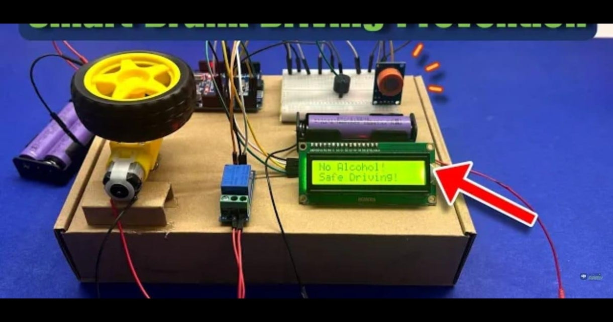 Alcohol detection system (Ready made project)