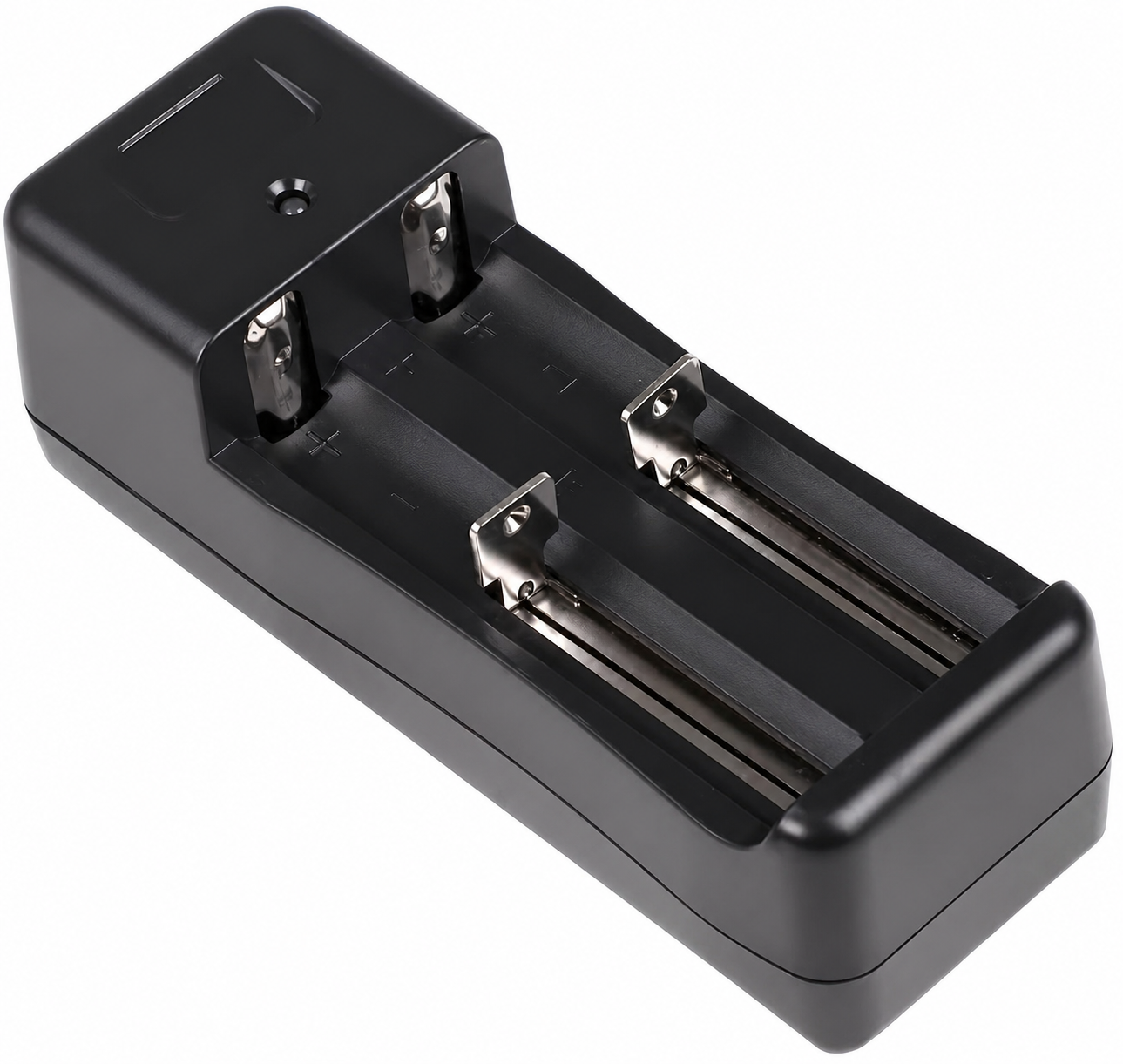 Universal Dual Battery Charger for Li-ion 3.7V 18650 Rechargeable Cells | 2 Slot Smart Lithium Ion Battery Charger with LED Indicator
