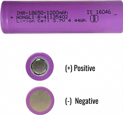18650 3.7V rechargeable lithium battery