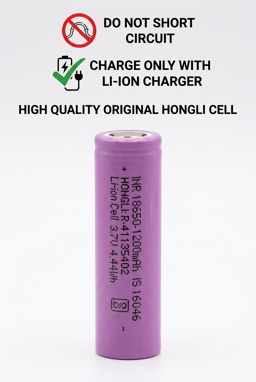 18650 3.7V rechargeable lithium battery