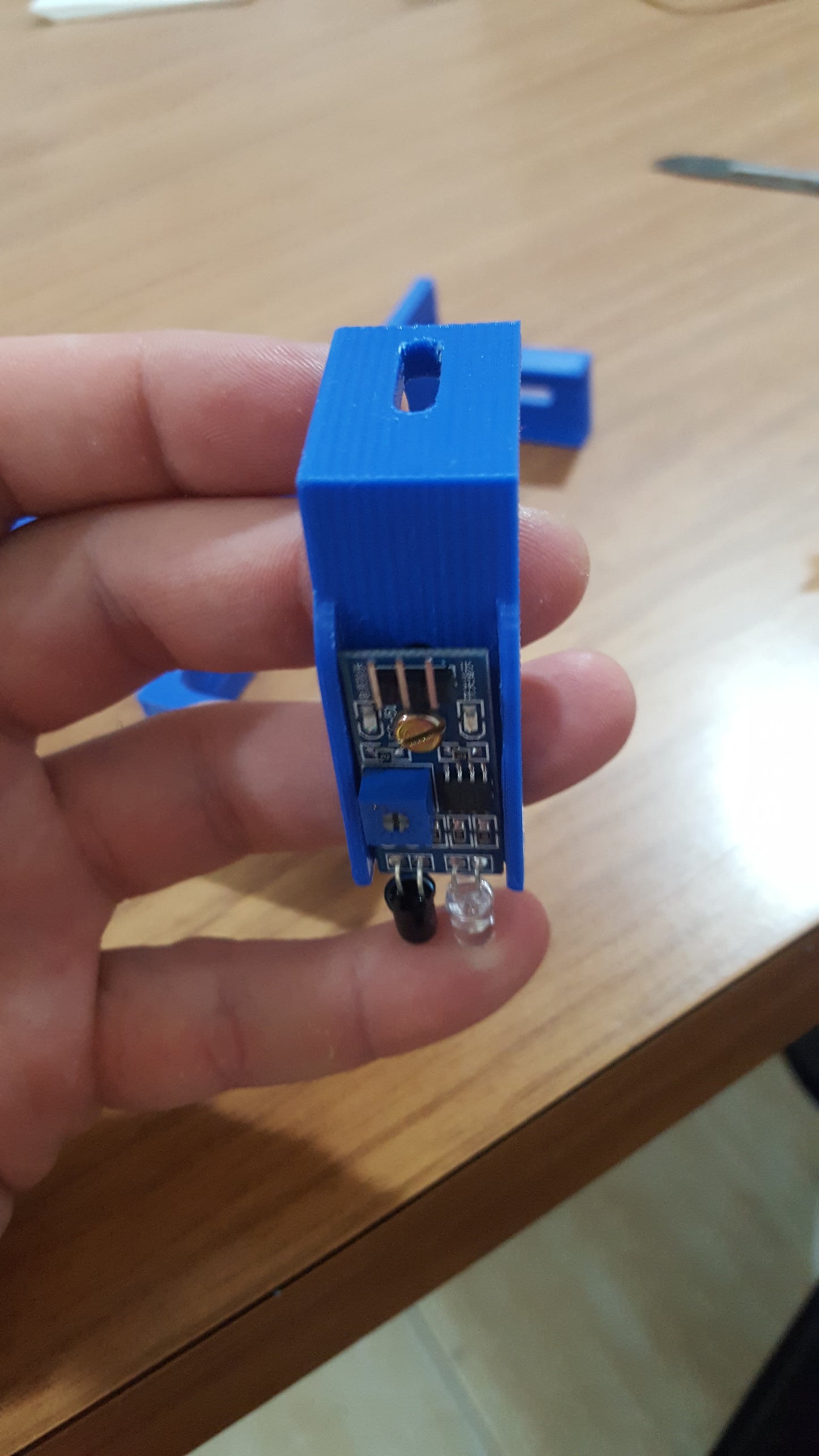 IR Sensor Mounting Bracket | Adjustable Holder for Robotics Sensors