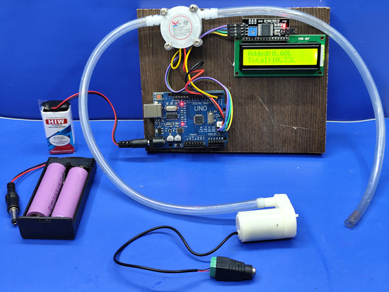Flowchart Sensor Arduino water flow sensor with Arduino (Ready made project) – SKYNET ROBOTICS