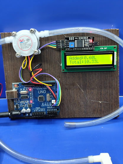 water flow sensor with Arduino (Ready made project)