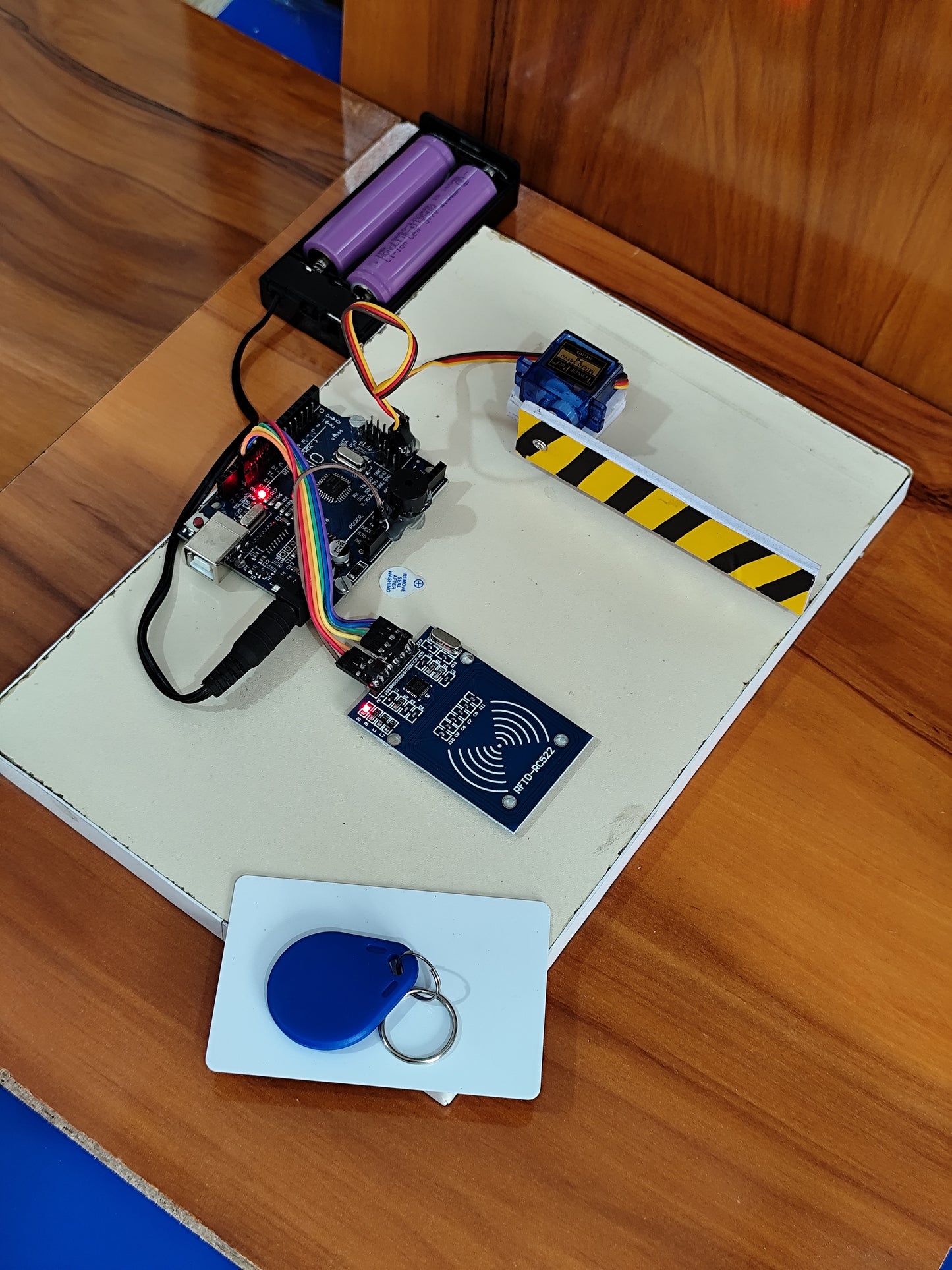 RFID based gate opening system project (Ready made)