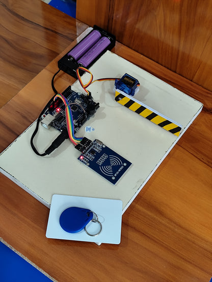 RFID based gate opening system project (Ready made)