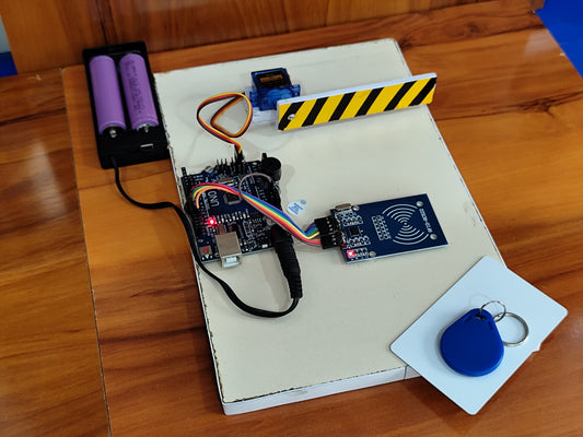 RFID based gate opening system project (Ready made)