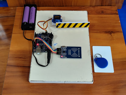 RFID based gate opening system project (Ready made)