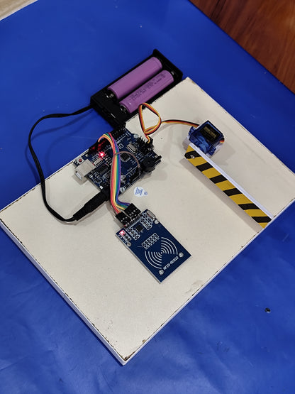 RFID based gate opening system project (Ready made)