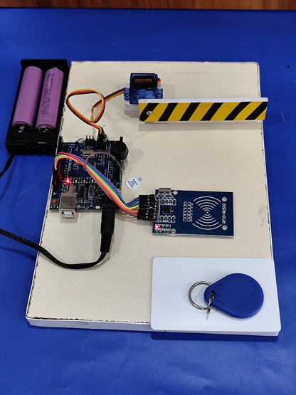 RFID based gate opening system project (Ready made)