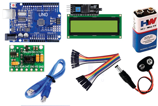 Arduino heart rate monitor MAX30102 project kit