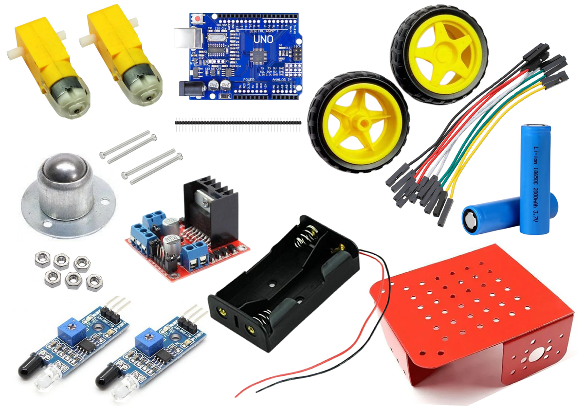 Line follower robot Arduino kit – SKYNET ROBOTICS