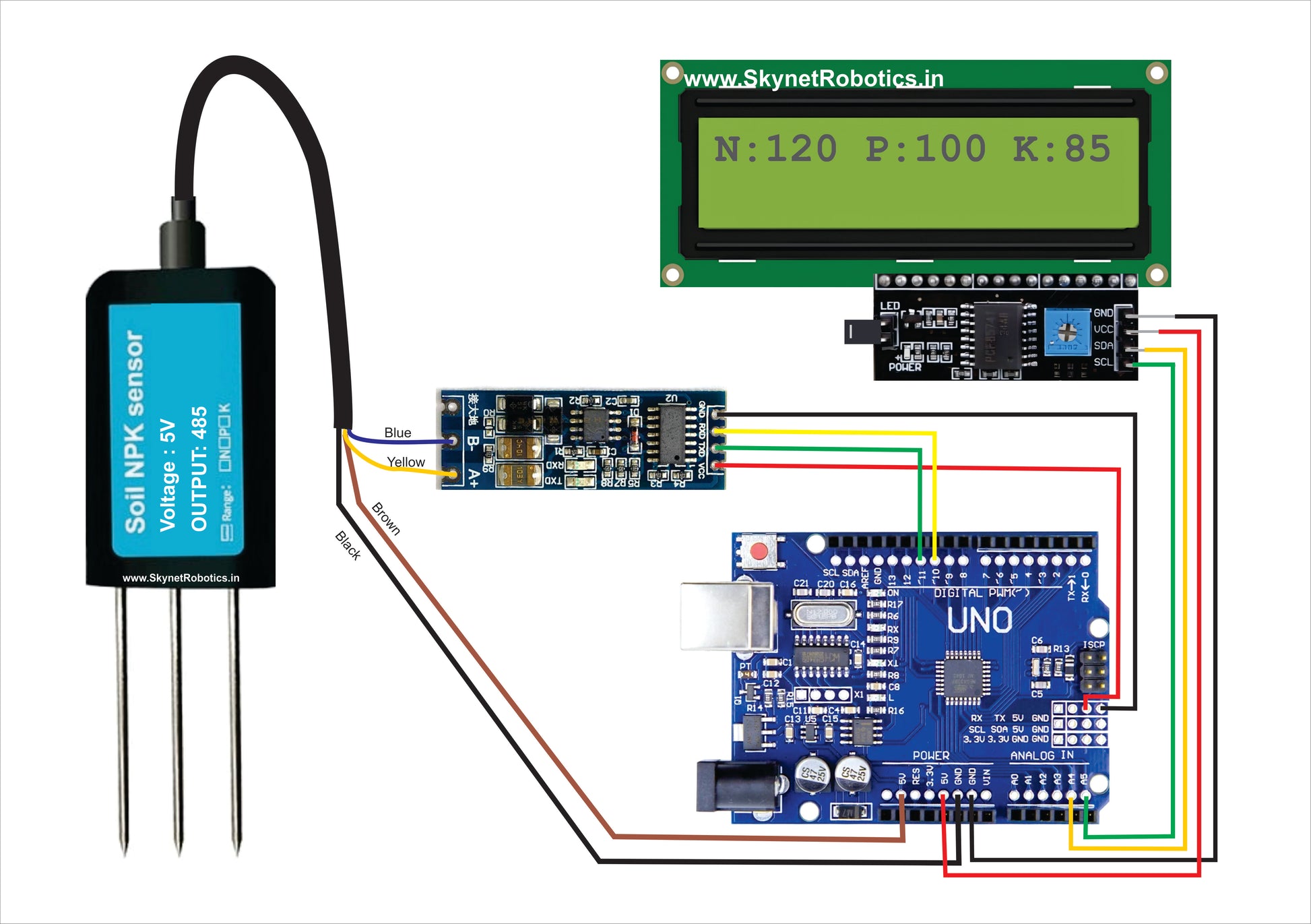AI-Based Soil Nutrient Testing System Using NPK Sensor & Arduino | Sma ...