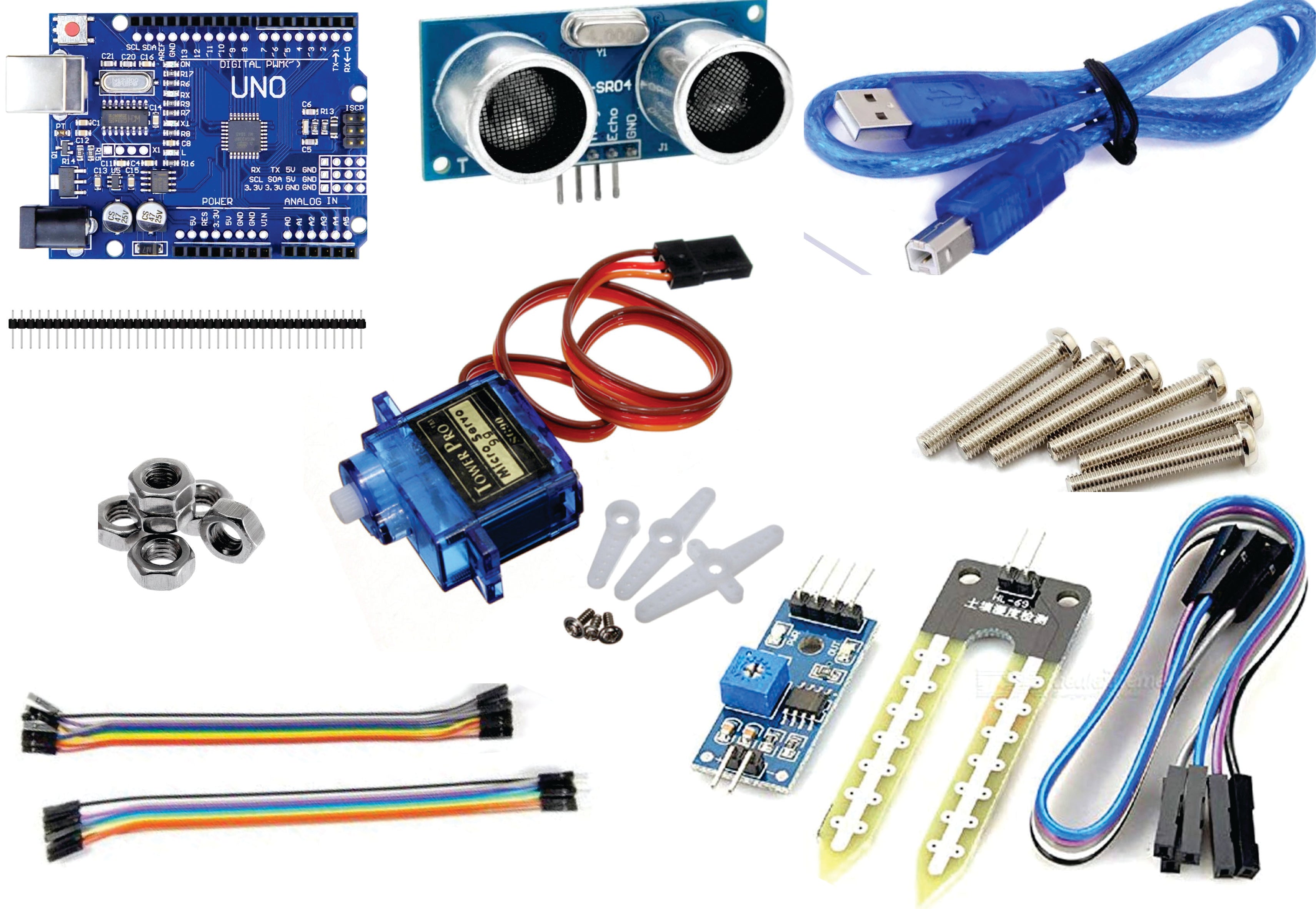 DIY Project Kits - Line Follower, Obstacle Avoiding Robots – SKYNET ...