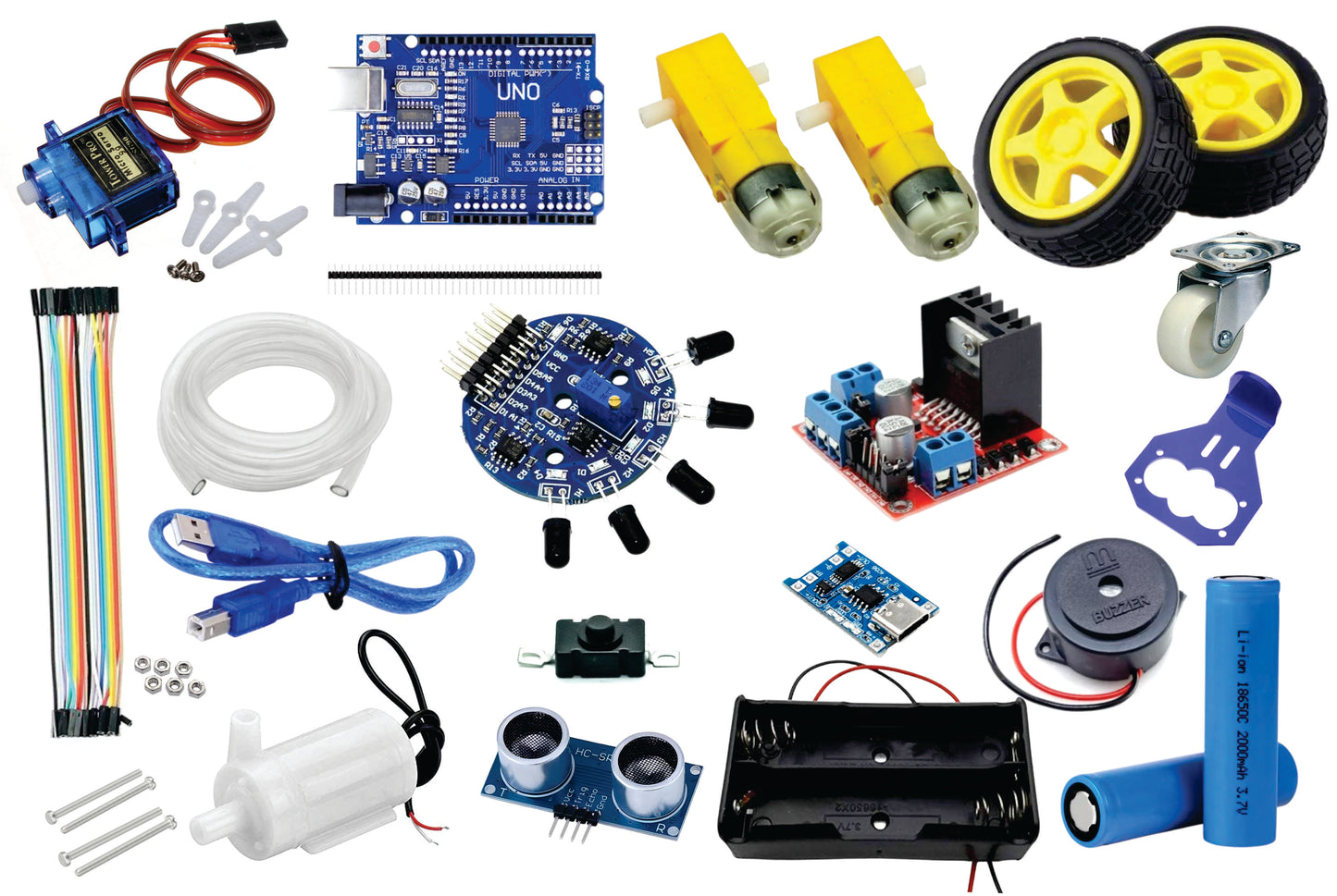 Fire fighter Robot components kit