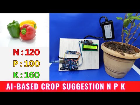 Arduino Nutrient Probe AI-Based Soil Nutrient Testing System Using NPK Sensor & Arduino | Sma ...