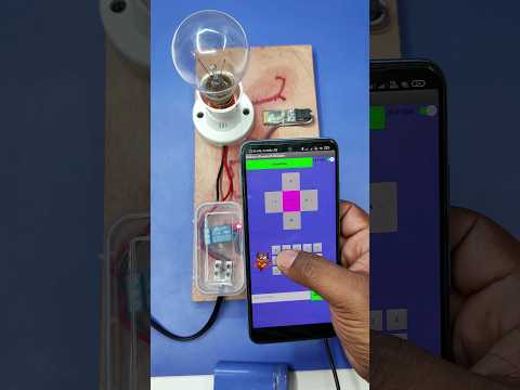 Smartphone bulb on off(ready made)