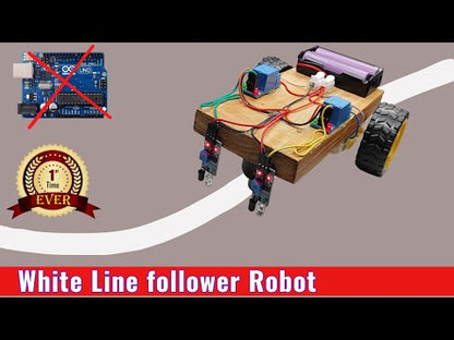 White Line follower using Relay (Ready made)