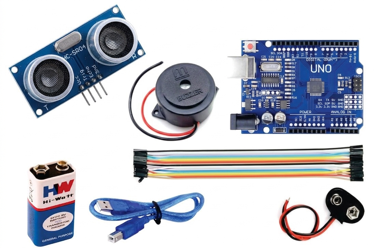 Arduino Blind assistance project kit