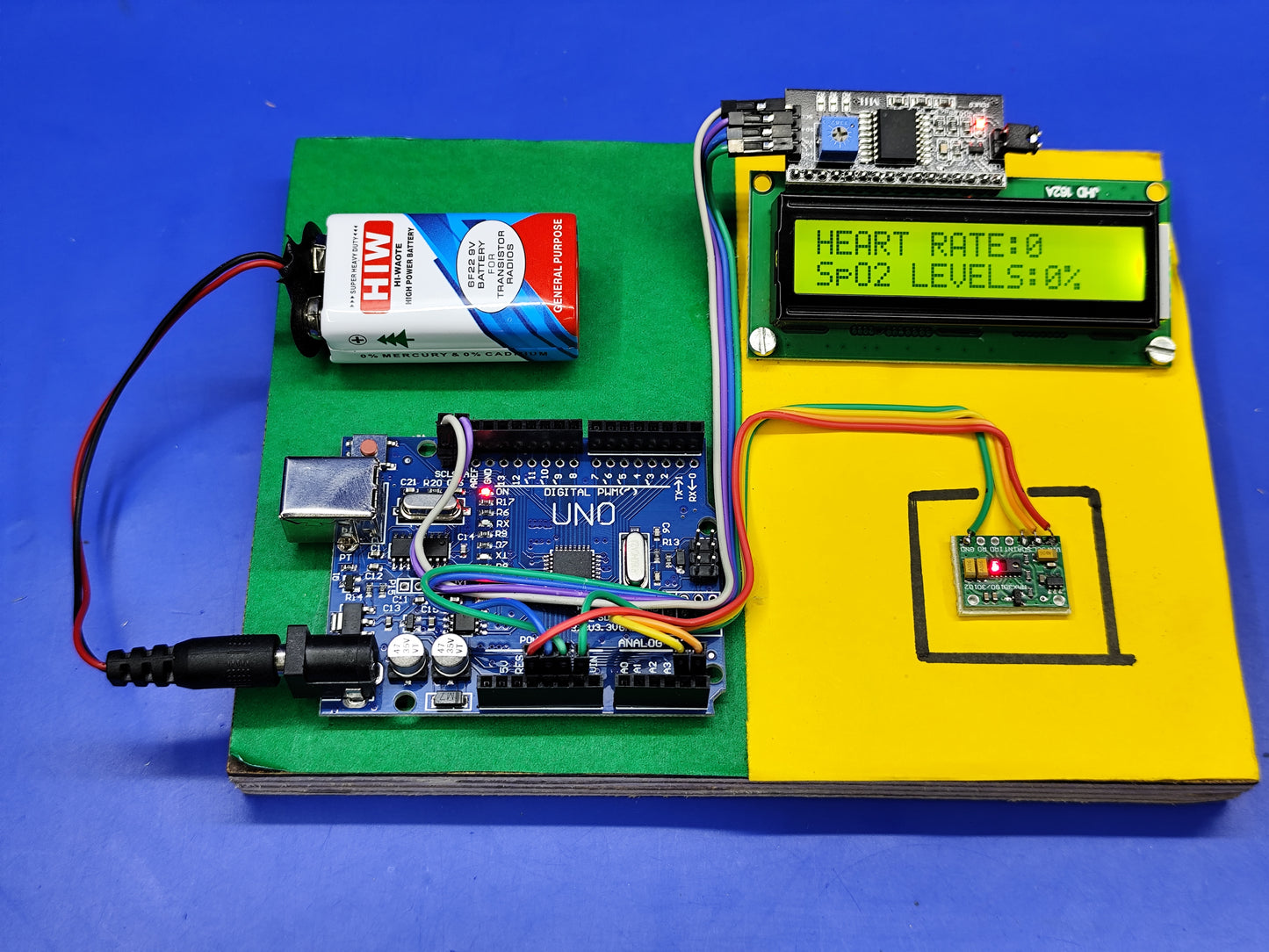 Arduino Heart rate Monitor Max30100/30102  Project (Ready made )