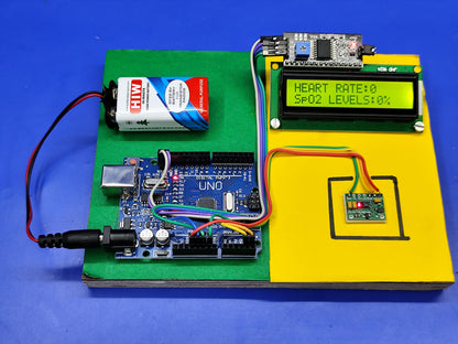 Arduino Heart rate Monitor Max30100/30102  Project (Ready made )