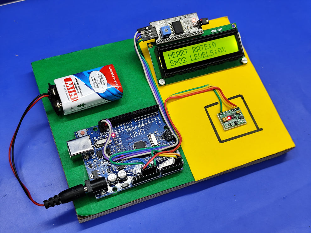 Arduino Heart rate Monitor Max30100/30102 Project (Ready made ...