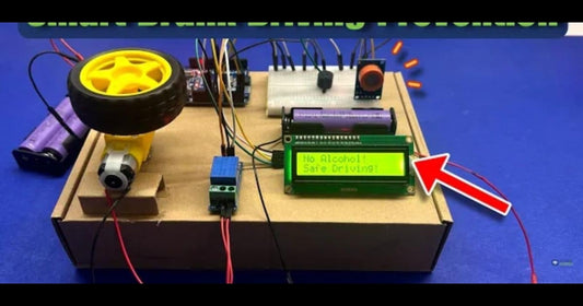 Alcohol detection system  (Ready made project)