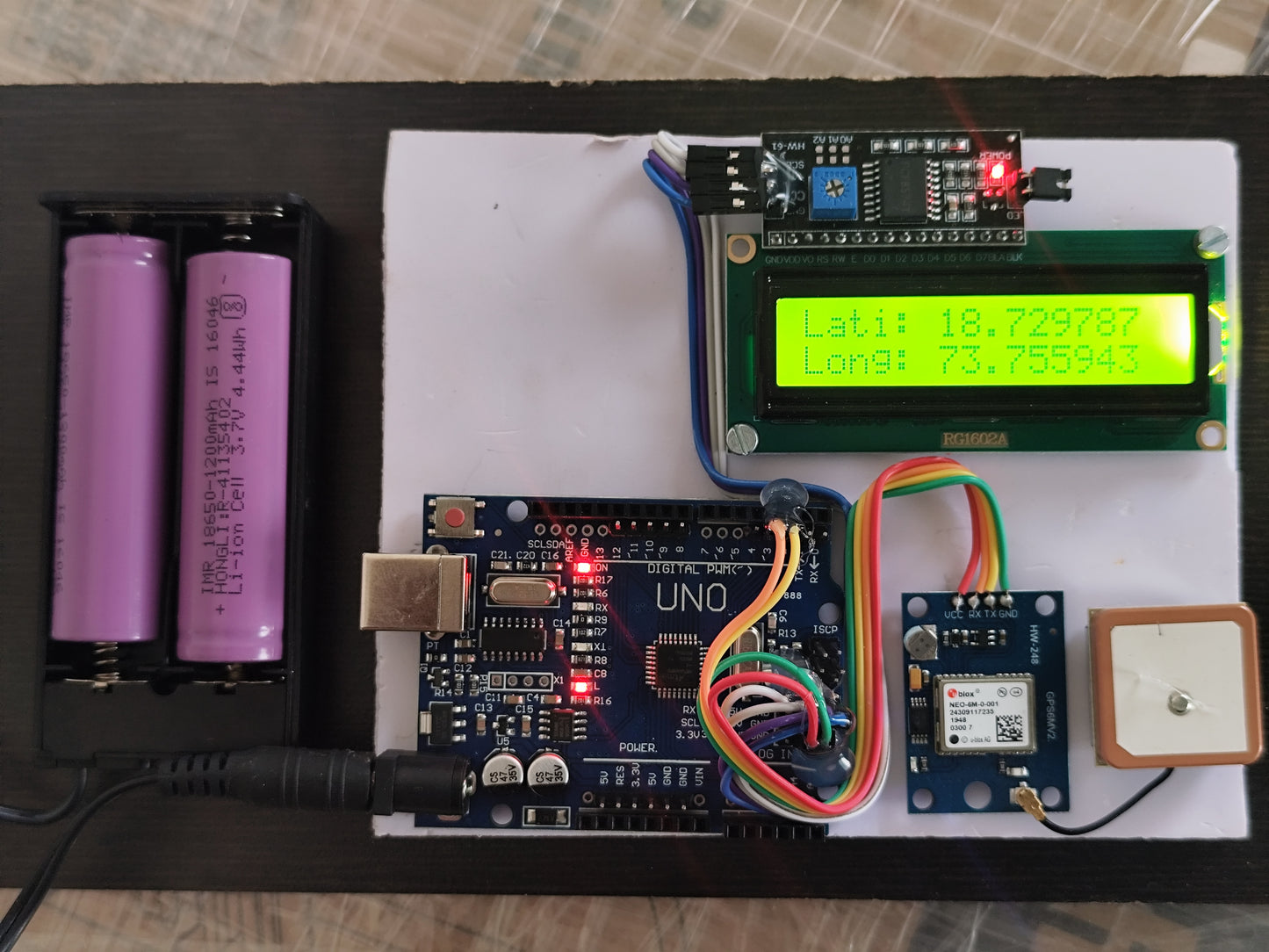 GPS device Arduino with LCD (ready made project)