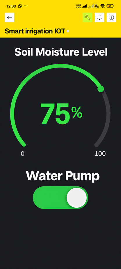 iOT based smart irrigation system project (Ready made)