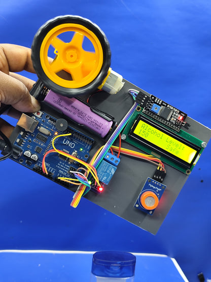 Alcohol detection system  (Ready made project)