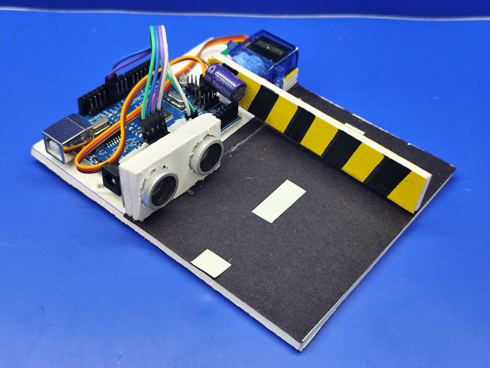 Automatic gate opening Arduino and ultrasonic – SKYNET ROBOTICS
